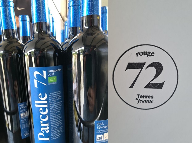 Nos vins : Parcelle 72 vin rouge assemblage de grenache et de syrah