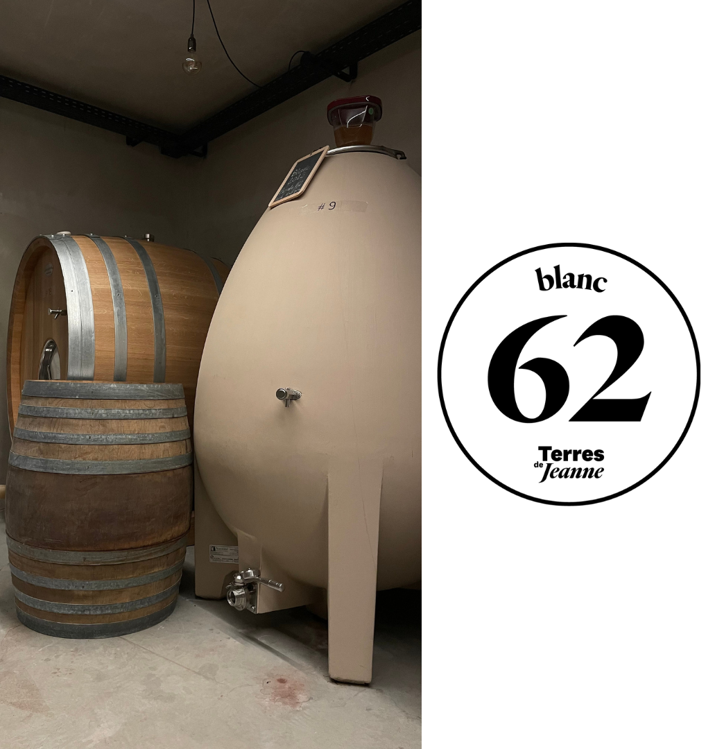 Nos vins : Parcelle 62 le vin blanc terres de Jeanne